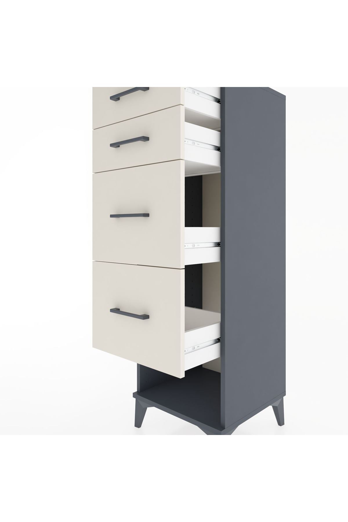 Hyperion Dolap 4 Çekmeceli 44x44x134 - S49M034V4B