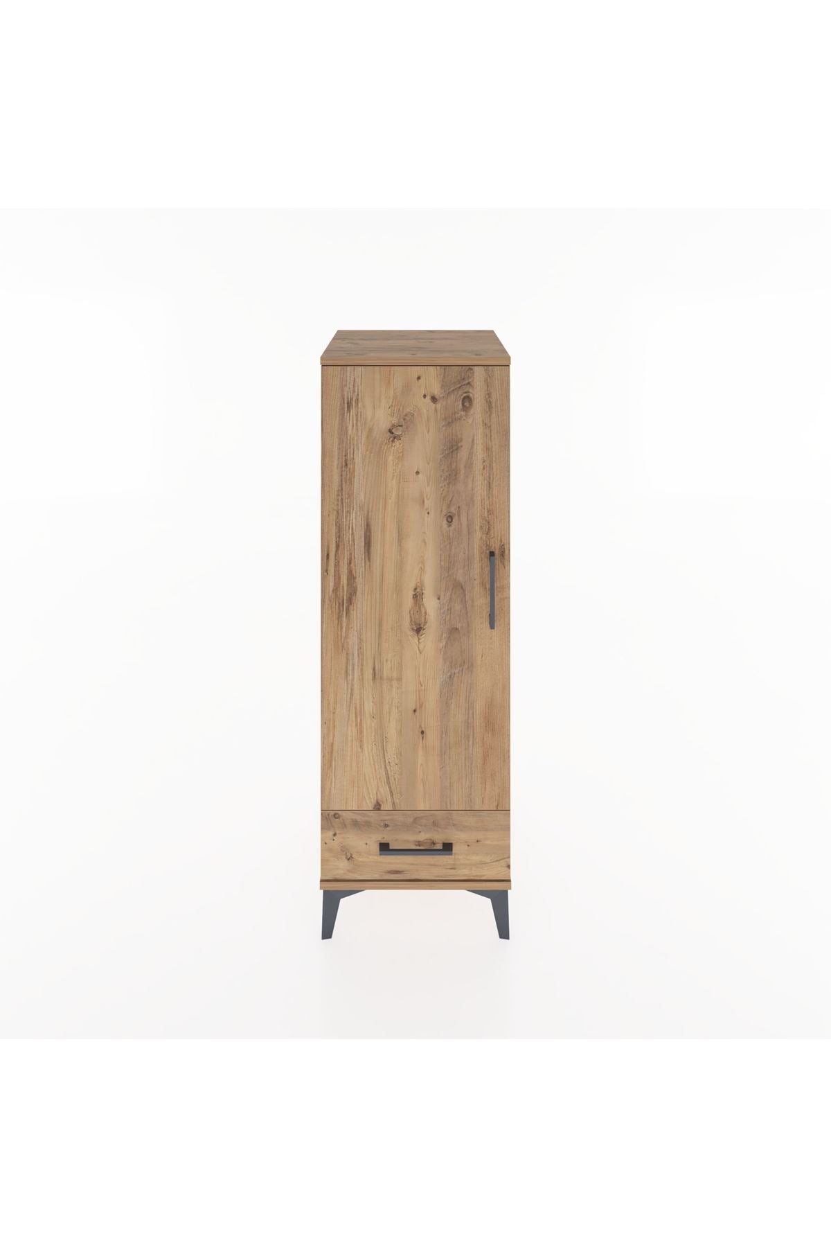 Hyperion Dolap Tek Raflı Tek Çekmeceli Tek Askılı 44x44x134 - S49M072V9B