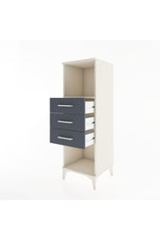 Hyperion Dolap Tek Raflı 3 Çekmeceli 44x44x134 - S49M074V2B