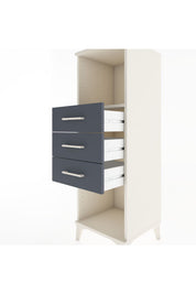 Hyperion Dolap Tek Raflı 3 Çekmeceli 44x44x134 - S49M074V2B