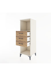 Hyperion Dolap Tek Raflı 3 Çekmeceli 44x44x134 - S49M074V3B