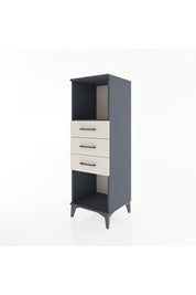 Hyperion Dolap Tek Raflı 3 Çekmeceli 44x44x134 - S49M074V4B
