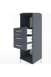 Hyperion Dolap Tek Raflı 3 Çekmeceli 44x44x134 - S49M074V5B