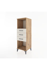 Hyperion Dolap Tek Raflı 3 Çekmeceli 44x44x134 - S49M074V7B