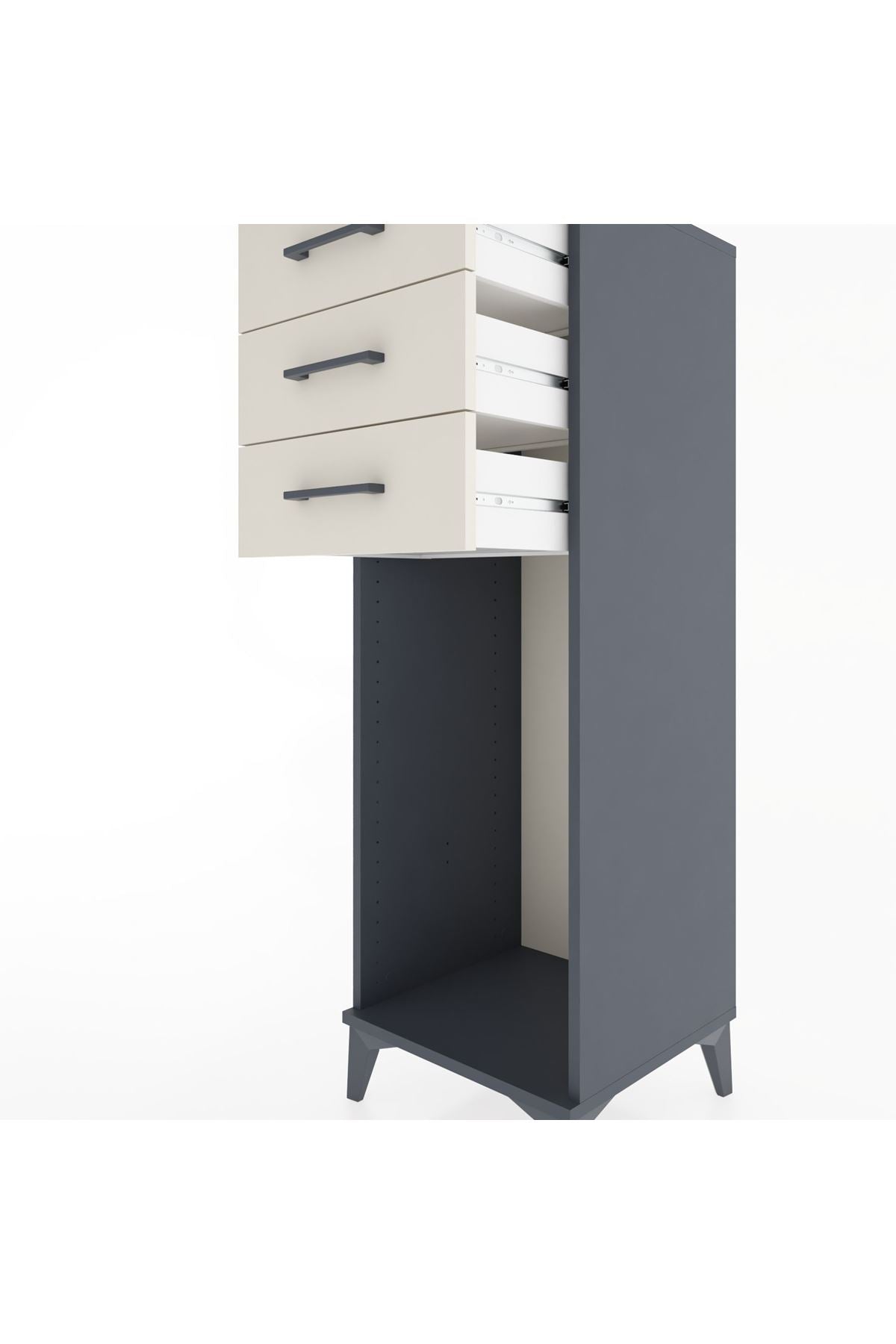 Hyperion Dolap 3 Çekmeceli 44x44x134 - S49M075V4B
