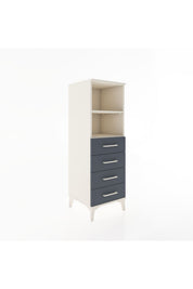 Hyperion Dolap 2 Raflı 4 Çekmeceli 44x44x134 - S49M076V2B