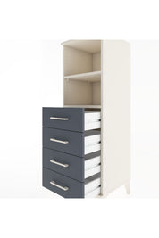 Hyperion Dolap 2 Raflı 4 Çekmeceli 44x44x134 - S49M076V2B