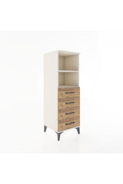 Hyperion Dolap 2 Raflı 4 Çekmeceli 44x44x134 - S49M076V3B