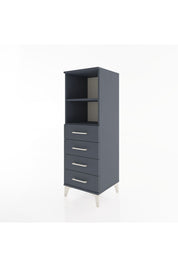 Hyperion Dolap 2 Raflı 4 Çekmeceli 44x44x134 - S49M076V5B