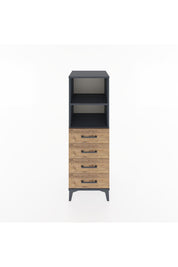 Hyperion Dolap 2 Raflı 4 Çekmeceli 44x44x134 - S49M076V6B