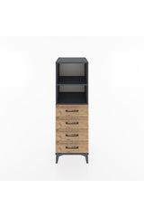 Hyperion Dolap 2 Raflı 4 Çekmeceli 44x44x134