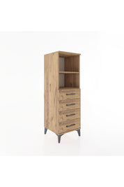 Hyperion Dolap 2 Raflı 4 Çekmeceli 44x44x134 - S49M076V9B