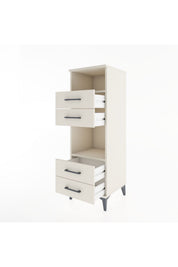 Hyperion Dolap 2 Raflı 4 Çekmeceli 44x44x134 - S49M077V1B
