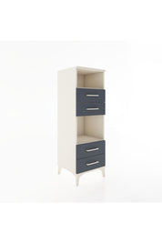 Hyperion Dolap 2 Raflı 4 Çekmeceli 44x44x134 - S49M077V2B