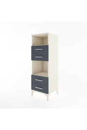 Hyperion Dolap 2 Raflı 4 Çekmeceli 44x44x134 - S49M077V2B