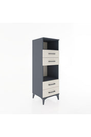 Hyperion Dolap 2 Raflı 4 Çekmeceli 44x44x134 - S49M077V4B
