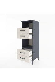 Hyperion Dolap 2 Raflı 4 Çekmeceli 44x44x134 - S49M077V4B