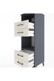 Hyperion Dolap 2 Raflı 4 Çekmeceli 44x44x134 - S49M077V4B