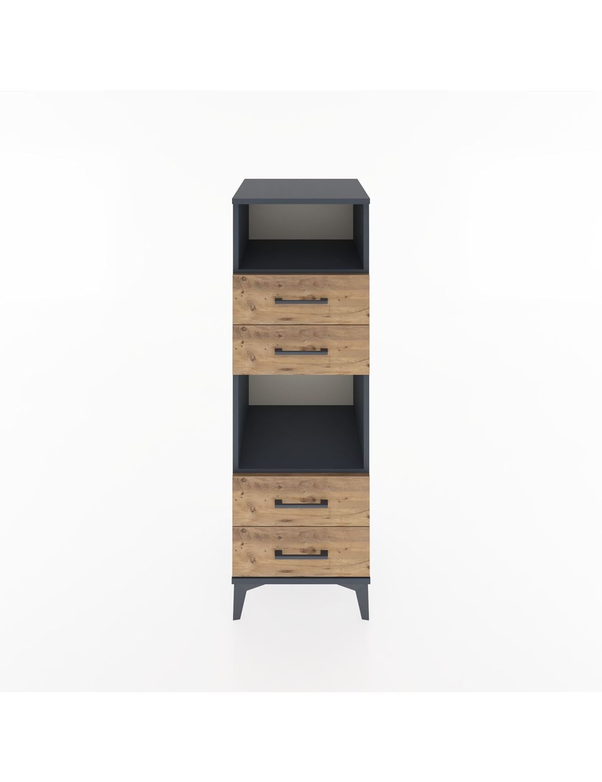 Hyperion Dolap 2 Raflı 4 Çekmeceli 44x44x134 - S49M077V6B
