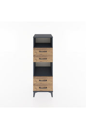 Hyperion Dolap 2 Raflı 4 Çekmeceli 44x44x134 - S49M077V6B