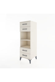 Hyperion Dolap 2 Raflı 4 Çekmeceli 44x44x134 - S49M078V1B