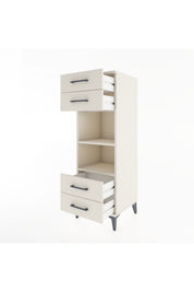 Hyperion Dolap 2 Raflı 4 Çekmeceli 44x44x134 - S49M078V1B