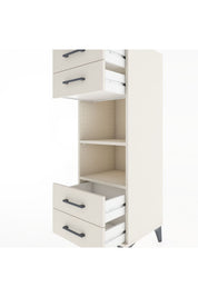 Hyperion Dolap 2 Raflı 4 Çekmeceli 44x44x134 - S49M078V1B