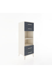 Hyperion Dolap 2 Raflı 4 Çekmeceli 44x44x134 - S49M078V2B
