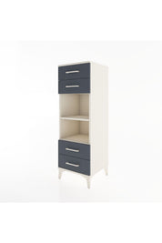 Hyperion Dolap 2 Raflı 4 Çekmeceli 44x44x134 - S49M078V2B
