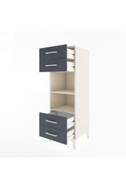 Hyperion Dolap 2 Raflı 4 Çekmeceli 44x44x134 - S49M078V2B