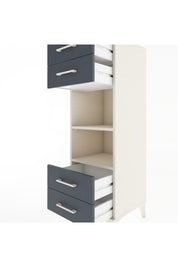 Hyperion Dolap 2 Raflı 4 Çekmeceli 44x44x134 - S49M078V2B