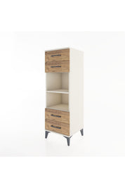 Hyperion Dolap 2 Raflı 4 Çekmeceli 44x44x134 - S49M078V3B