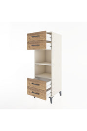Hyperion Dolap 2 Raflı 4 Çekmeceli 44x44x134 - S49M078V3B