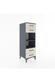 Hyperion Dolap 2 Raflı 4 Çekmeceli 44x44x134 - S49M078V4B