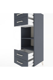 Hyperion Dolap 2 Raflı 4 Çekmeceli 44x44x134 - S49M078V5B
