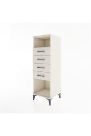 Hyperion Dolap Tek Raflı 4 Çekmeceli 44x44x134 - S49M079V1B