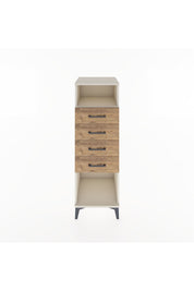 Hyperion Dolap Tek Raflı 4 Çekmeceli 44x44x134 - S49M079V3B