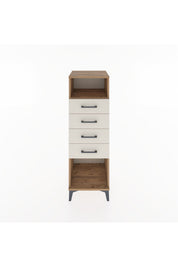 Hyperion Dolap Tek Raflı 4 Çekmeceli 44x44x134 - S49M079V7B