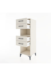 Hyperion Dolap Tek Raflı 4 Çekmeceli 44x44x134 - S49M080V1B