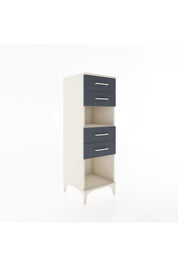 Hyperion Dolap Tek Raflı 4 Çekmeceli 44x44x134 - S49M080V2B