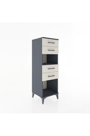 Hyperion Dolap Tek Raflı 4 Çekmeceli 44x44x134 - S49M080V4B