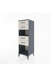 Hyperion Dolap Tek Raflı 4 Çekmeceli 44x44x134 - S49M080V4B