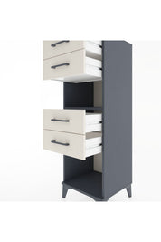 Hyperion Dolap Tek Raflı 4 Çekmeceli 44x44x134 - S49M080V4B