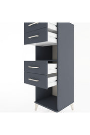 Hyperion Dolap Tek Raflı 4 Çekmeceli 44x44x134 - S49M080V5B