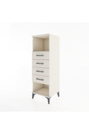 Hyperion Dolap Tek Raflı 4 Çekmeceli 44x44x134 - S49M081V1B