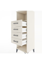 Hyperion Dolap Tek Raflı 4 Çekmeceli 44x44x134 - S49M081V1B