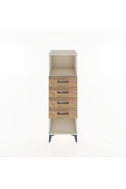 Hyperion Dolap Tek Raflı 4 Çekmeceli 44x44x134 - S49M081V3B