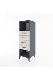 Hyperion Dolap Tek Raflı 4 Çekmeceli 44x44x134 - S49M081V4B
