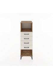 Hyperion Dolap Tek Raflı 4 Çekmeceli 44x44x134 - S49M081V7B