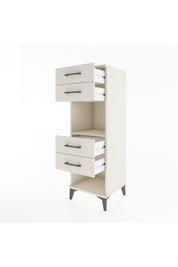 Hyperion Dolap Tek Raflı 4 Çekmeceli 44x44x134 - S49M082V1B